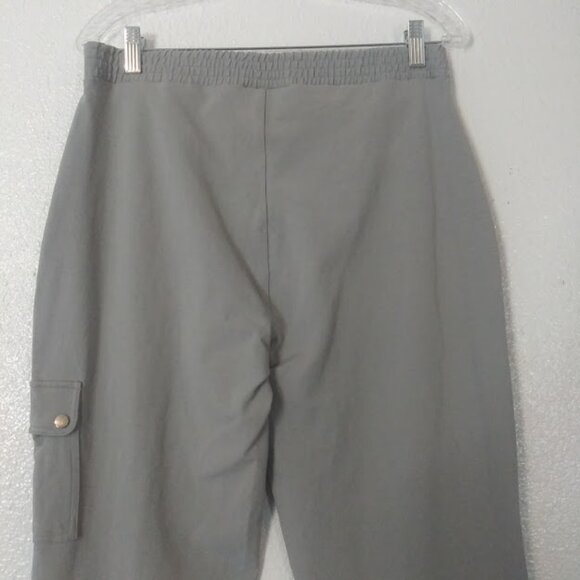 Susan Graver women's size M gray weekend crop pants - Picture 7 of 16